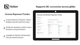 License Expense Tracker  | How to use 