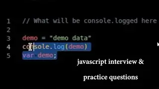 Javascript Coding Interview Questions #4