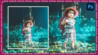 [ Photoshop Manipulation ] Childhood Dream -  Simple Editing Tutorial in Photoshop