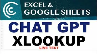 XLOOKUP in Excel & Google Sheets from Other Worksheets with CHAT GPT