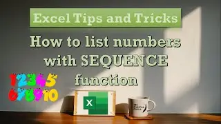 How to List Numbers with SEQUENCE Function | #shorts