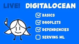 #19 Live! DigitalOcean: Basics, Droplets, Installing Dependencies, The Marketplace, Docker & More