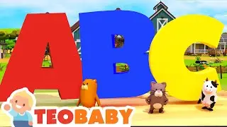 ABC Song Animals Alphabet with Cute Animals | Learn animals, phonics and the alphabet