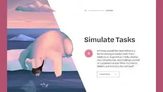 Stellarx AI virtual reality website design UI/UX Design Animation Examples For Inspiration