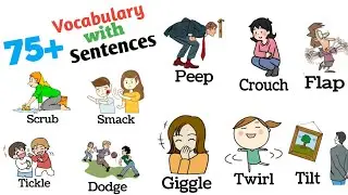 Body movements and sounds Vocabulary | 75+ Sentences And vocabulary | Vocabulary with Examples