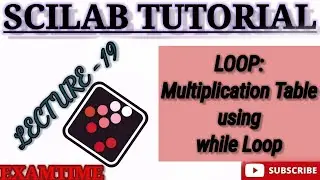 HOW TO GENERATE THE MULTIPLICATION TABLE USING WHILE LOOP || LOOP STATEMENT