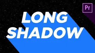 Free Long Shadow Text Mogrt for Adobe Premiere