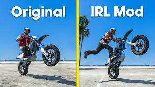 I Tried The Realistic Bike Handling Mod In GTA 5