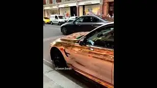 golden BMW super car #shorts