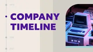 Company Timeline Video Template