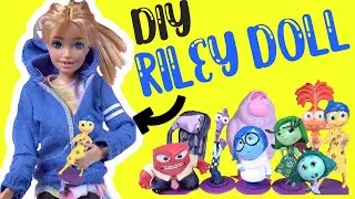 Inside Out 2 Movie DIY Riley Barbie Doll with Characters! Step by Step Tutorial