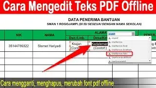 Cara Mengedit Tulisan PDF Offline