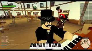 Playing the USSR Anthem on Piano (Roblox)