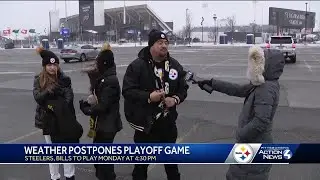 Steelers fans in Buffalo discuss postponement announcement