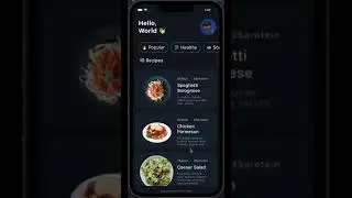 Flutter Food UI Animation #foodui #flutter #flutterdevelopment #flutteranimation