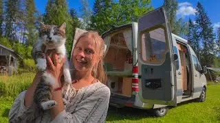 Living in a van with my cat in Finland