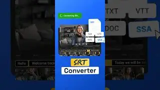 Convert subtitles to SRT, TXT, VTT, SUB, or any other format directly in your web browser