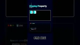 display property in css #webdevelopment #webdesign #html5css3 #webdev #htmlcss #html #css