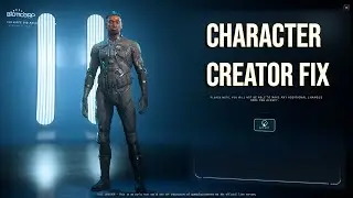 Character Creator Fix Star Citizen 3.23