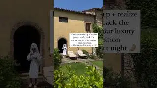 Vacation In Tuscany Making Passive Income! #shorts #tuscany #passiveincome