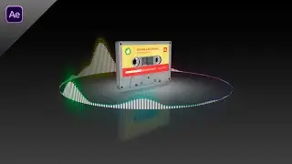 3D Cassette Tape Audio Visualizer (Tutorial)