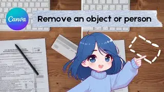 How to remove a person or an object from an image in Canva
