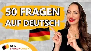 Wir üben FRAGEN auf DEUTSCH🇩🇪 (A1 | A2 | B1 | B2 | Alltagsdeutsch)