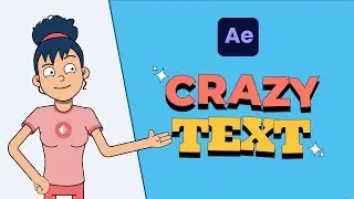 Funny TEXT ANIMATIONS with ADOBE AFTER EFFECTS | Quick tutorial