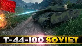 Т-44-100 (Р) • 12 ФРАГОВ • WoT Gameplay