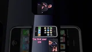 Steve Jobs introduces the first ever iOS on the first iPhone 💥 #apple #iphone