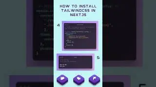 How to install tailwind CSS in NextJs #shorts #nextjs #tutorial #tailwindcss