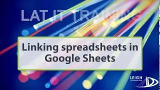 Linking spreadsheets in Google Sheets