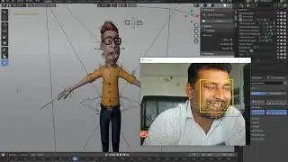 Blender & OpenCV - Facial Motion Capture v2  | Blender 2.8 facial mocap using OpenCV and webcam