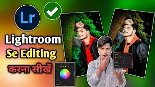 Red And Block Tone Lightroom Photo Editing || Photo Editing Kaise Kare Lightroom Se | Lightroom Edit