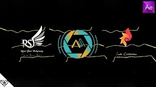 Free - Scribble Grunge Distortion Logo | Free download After Effects Template