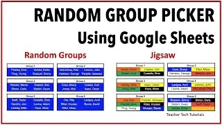 Group Picker Using Google Sheets - Updated