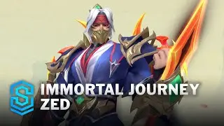 Immortal Journey Zed Wild Rift Skin Spotlight