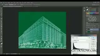 Transform a Photo into an Architect's BLUEPRINT Drawing in photoshop