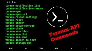 Termux-api commands | all API commands of Termux