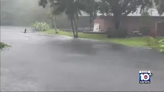 Wednesday in South Florida: Rain causes some flooding