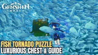 Fish Tornado Luxurious Chest In Salacia Plain 3 Seelie Courts Puzzle Guide | Genshin Impact 4.0