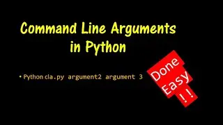 Command Line Arguments in Python | Easy and Simple Steps