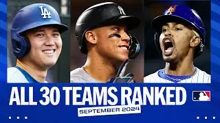 MLB Power Rankings - Week of September 9, 2024 (All 30 teams ranked!)