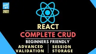 How to create crud in react js with advanced form validation and session storage 2022 [ Super easy ]