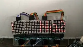 Air Quality Monitor using esp8266 and Matrix LED display