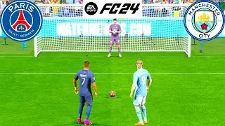 EA SPORTS FC 24 ! PSG VS MAN CITY ! PENALTY SHOOTOUT ! PC NEXT GEN! 4K