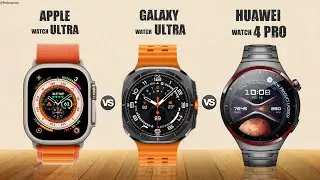 Apple Watch Ultra vs Galaxy Watch Ultra vs Huawei Watch 4 Pro || Comparison