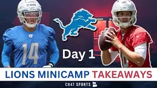 Detroit Lions Minicamp Takeaways On Jared Goff, Jameson Williams, Jahmyr Gibbs, and Campbell