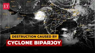 A look at the destruction caused by Cyclone Biparjoy