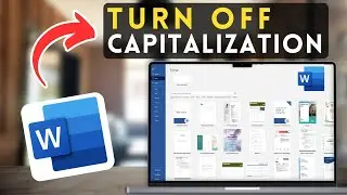 How to Turn Off Auto Capitalization in MS Word | Microsoft Word Tutorial (2025)